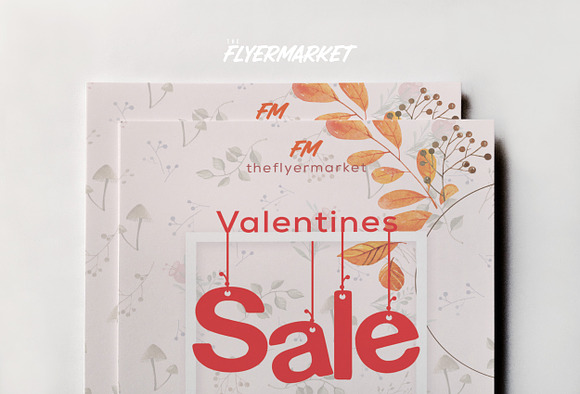 Valentine’s Day Sale Flyer Template in Flyer Templates - product preview 2