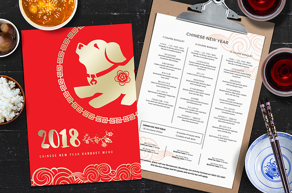 Chinese Menu Template in Flyer Templates - product preview 1