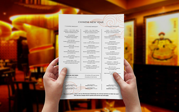 Chinese Menu Template in Flyer Templates - product preview 3