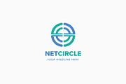 Net Circle Logo Template