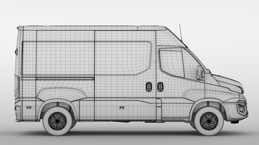Iveco Daily Van L2H2 2014-2016 in Vehicles - product preview 17