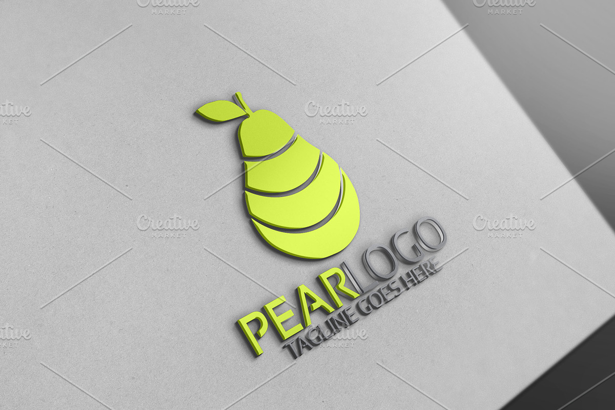 Pear Logo in Logo Templates - product preview 8