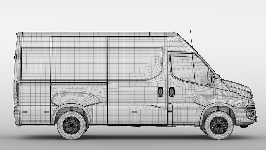 Iveco Daily Van L3H2 2014-2016 in Vehicles - product preview 17