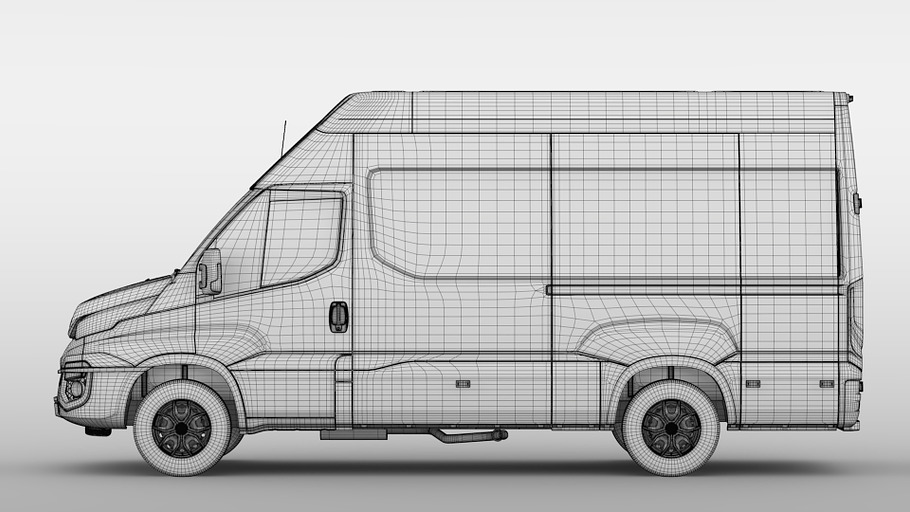 Iveco Daily Van L3H3 2014 2016 in Vehicles - product preview 12