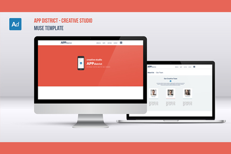 AppDistrict - Muse One Page Template in Themes - product preview 8