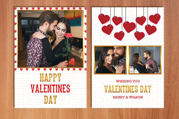 Valentines Day Card Template in Templates - product preview 2