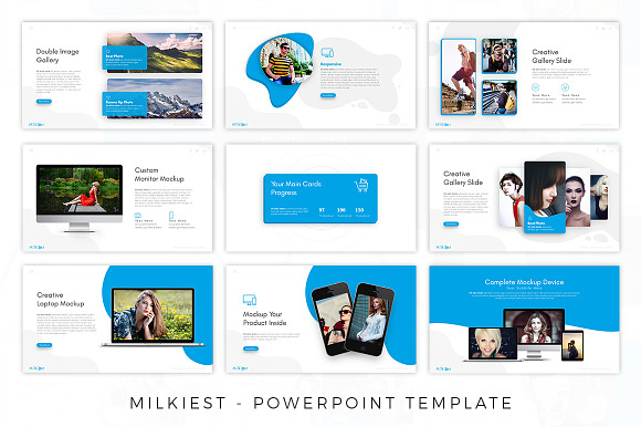 Milkiest Creative Presentation in PowerPoint Templates - product preview 2