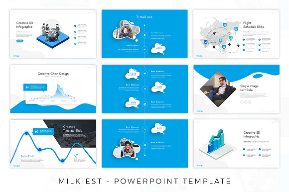 Milkiest Creative Presentation in PowerPoint Templates - product preview 6