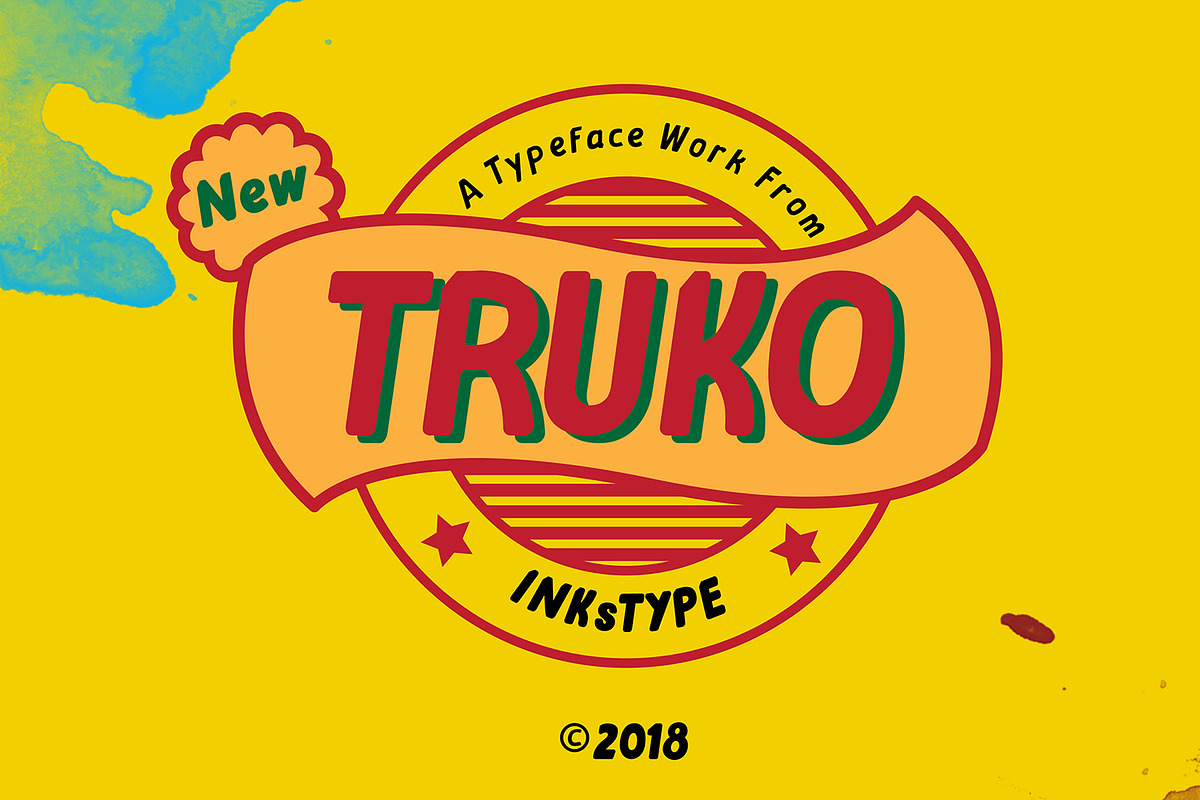 TRUKO-Typeface in Sans-Serif Fonts - product preview 8
