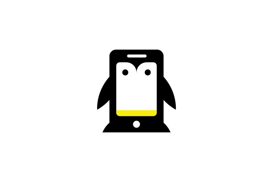 Penguin Phone Logo