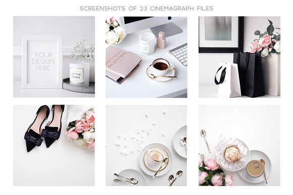 ANIMATED Instagram photos "Feminine" in Instagram Templates - product preview 5