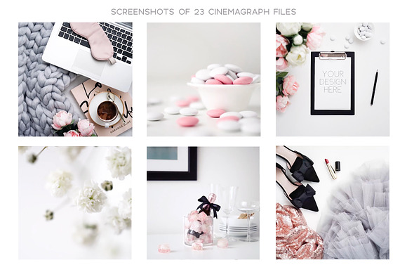 ANIMATED Instagram photos "Feminine" in Instagram Templates - product preview 6