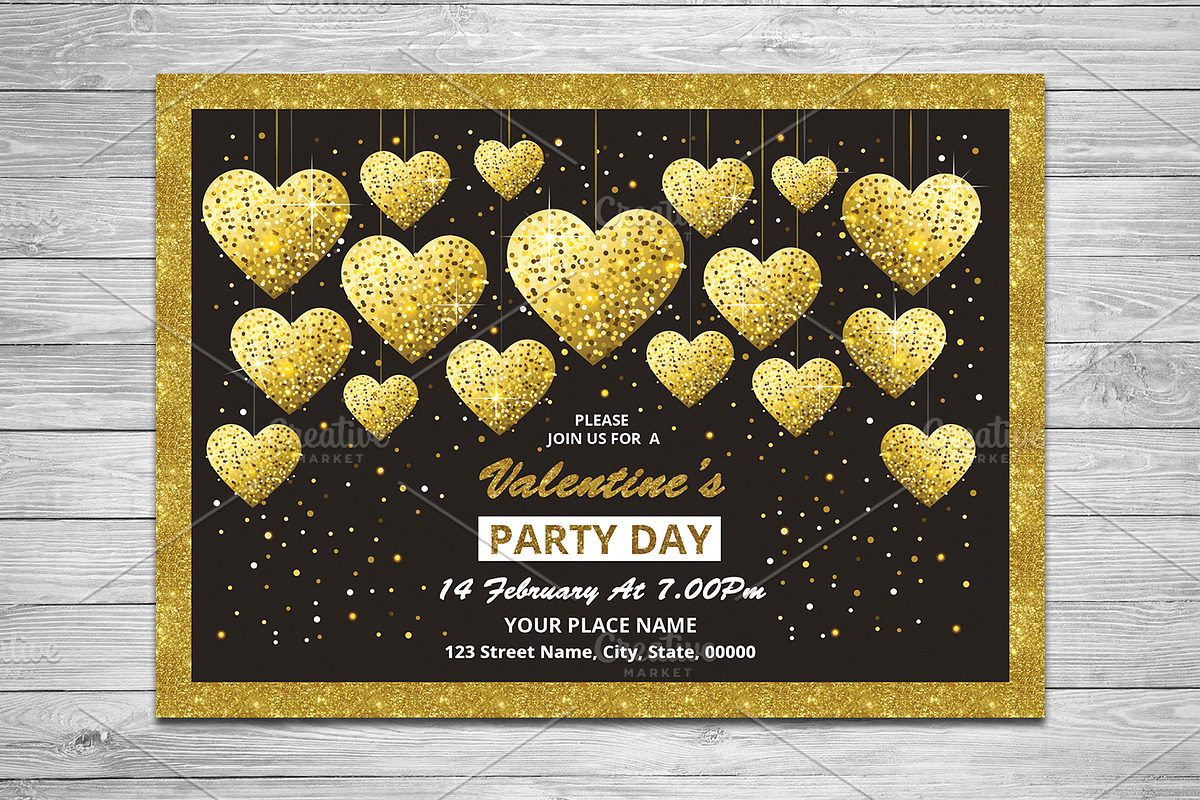Valentine's Day Invitation V733 in Wedding Templates - product preview 8