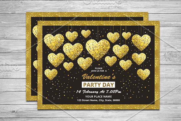 Valentine's Day Invitation V733 in Wedding Templates - product preview 1