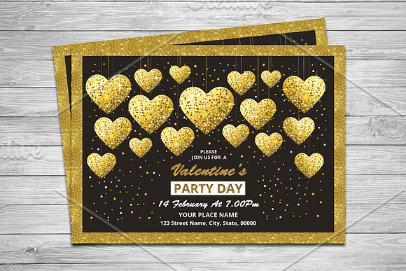 Valentine's Day Invitation V733 in Wedding Templates - product preview 2