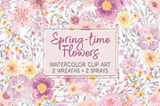 Pretty spring flower clip art