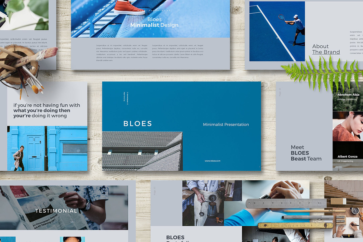 BLOES-PowerPoint Presentation in PowerPoint Templates - product preview 8