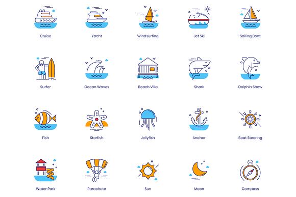 96 Tourism & Travel Icons in Travel Icons - product preview 3