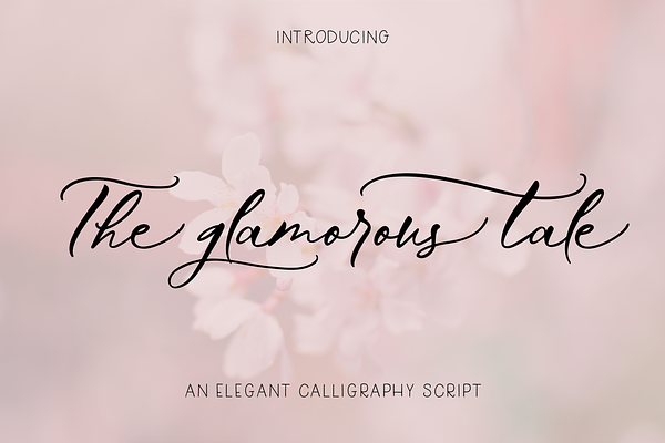 The Glamorous Tale | Elegant Script