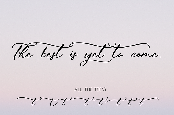 The Glamorous Tale | Elegant Script in Script Fonts - product preview 7