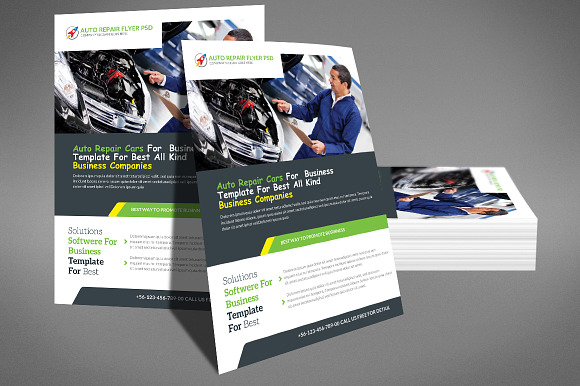 Auto Repair Flyer in Templates - product preview 2