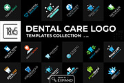 Collection of 18x5 Dental Care Logos