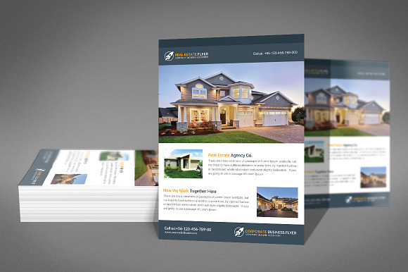 Real Estate Flyer Template in Flyer Templates - product preview 2