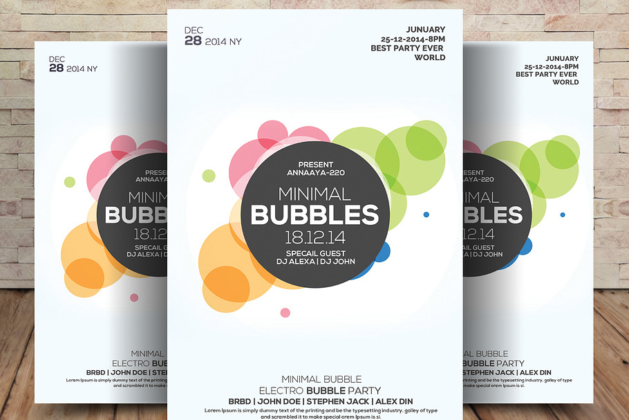 Club Party Flyer • Disco Lounge Club in Flyer Templates - product preview 8