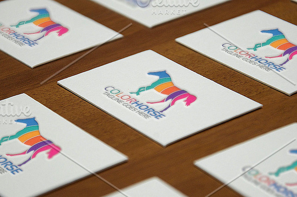 Color Horse Logo in Logo Templates - product preview 1