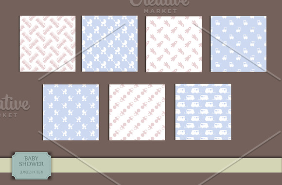 Sweet baby pattern collection in Patterns - product preview 4