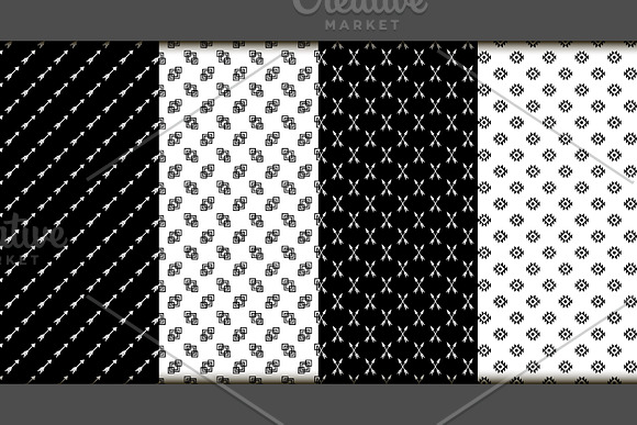 Tribal seamless pattern set in Patterns - product preview 2