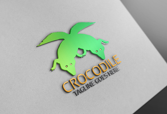 Crocodile Logo in Logo Templates - product preview 4