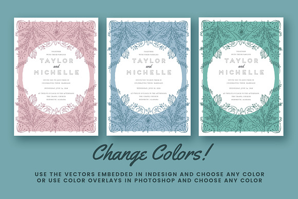 Wedding Invitation Suite | Michelle in Wedding Templates - product preview 5