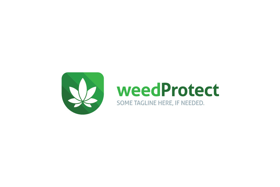 Weed / Marijuana / Cannabis Shield in Logo Templates - product preview 8