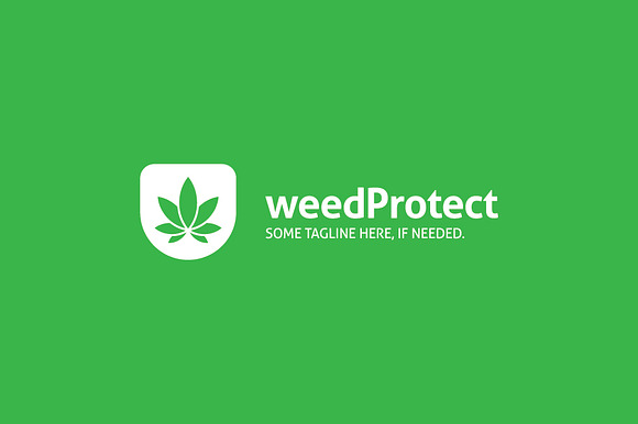 Weed / Marijuana / Cannabis Shield in Logo Templates - product preview 2