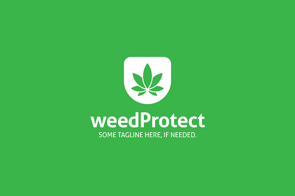 Weed / Marijuana / Cannabis Shield in Logo Templates - product preview 3