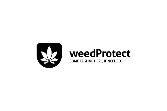 Weed / Marijuana / Cannabis Shield in Logo Templates - product preview 4