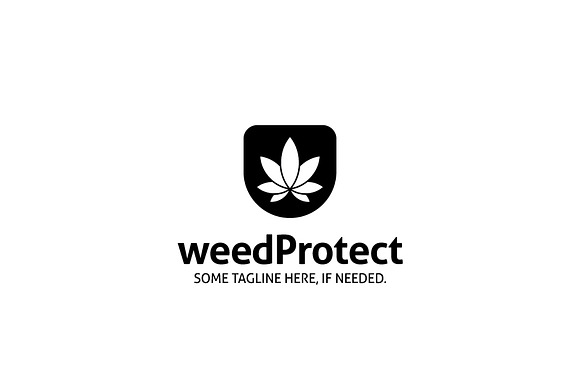 Weed / Marijuana / Cannabis Shield in Logo Templates - product preview 5