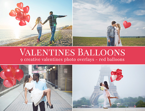 Valentine's photo overlays - bundle in Photoshop Layer Styles - product preview 4
