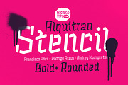 Alquitran Stencil Bold + Round-50%