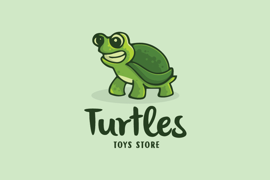 Turtles Cartoon Logo