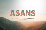 Asans Layered Font
