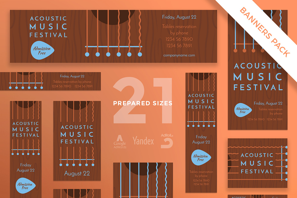 Banners Pack | Music Festival in Templates - product preview 8