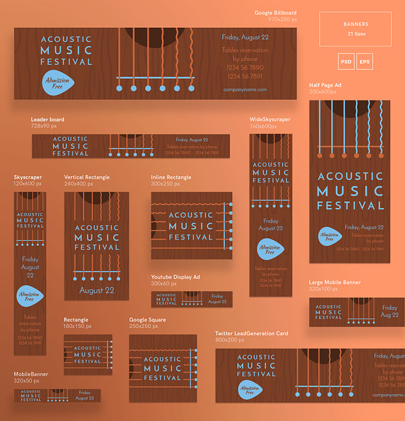 Mega Bundle | Music Festival in Templates - product preview 20