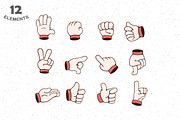 12 Hands Gestures