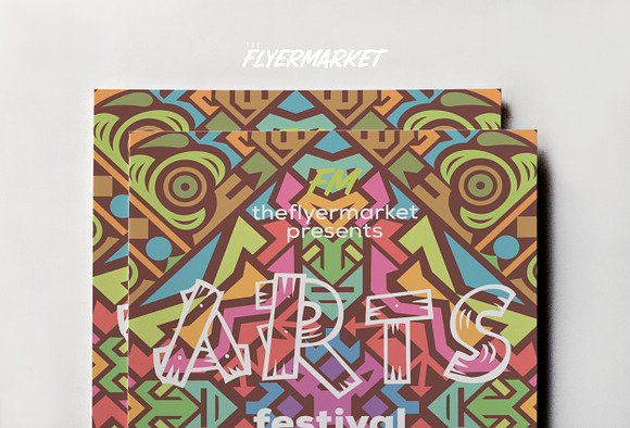 Arts Festival Flyer Template in Flyer Templates - product preview 2