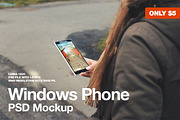 Windows Phone Lumia 1520 Mockup