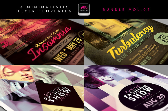 Sale -60% : 6 Flyer Templates Bundle in Flyer Templates - product preview 1