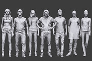 Lowpoly People Casual Pack Vol.12