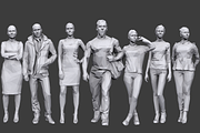 Lowpoly People Casual Pack Vol.13